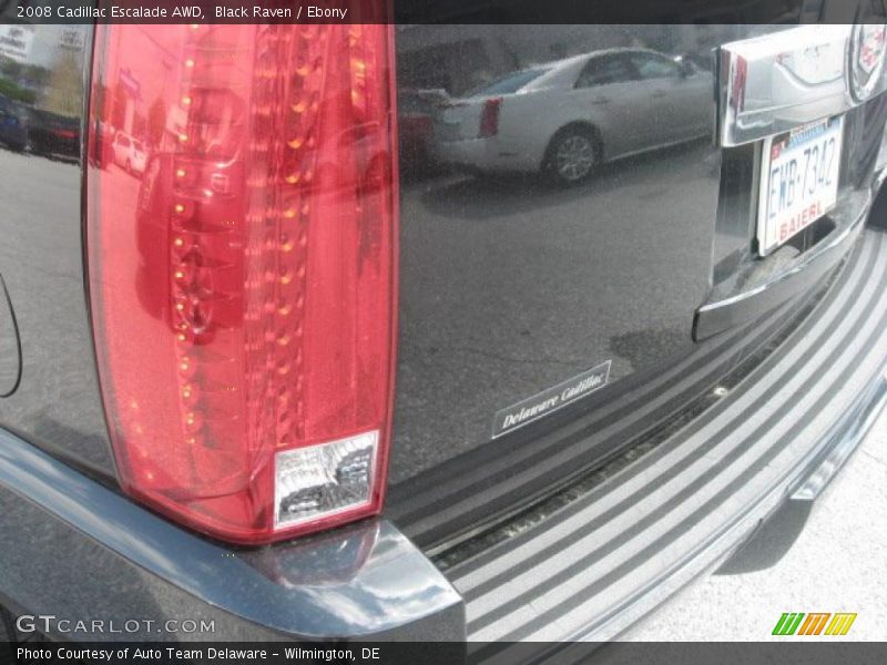Black Raven / Ebony 2008 Cadillac Escalade AWD