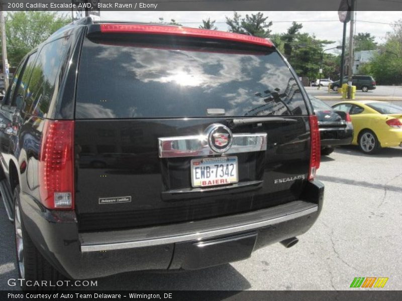 Black Raven / Ebony 2008 Cadillac Escalade AWD