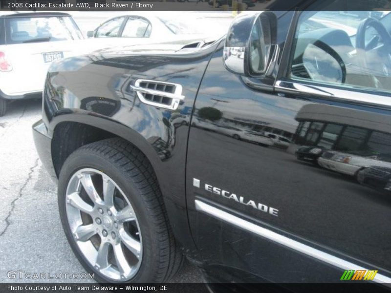 Black Raven / Ebony 2008 Cadillac Escalade AWD