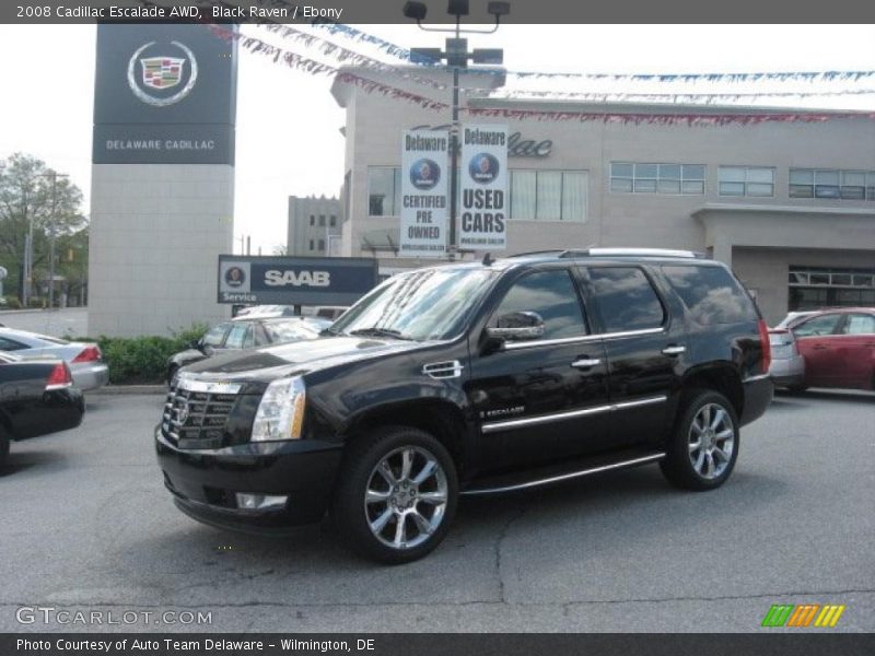 Black Raven / Ebony 2008 Cadillac Escalade AWD