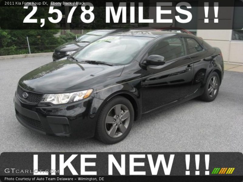 Ebony Black / Black 2011 Kia Forte Koup EX