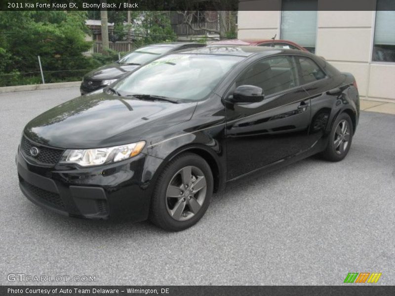 Ebony Black / Black 2011 Kia Forte Koup EX
