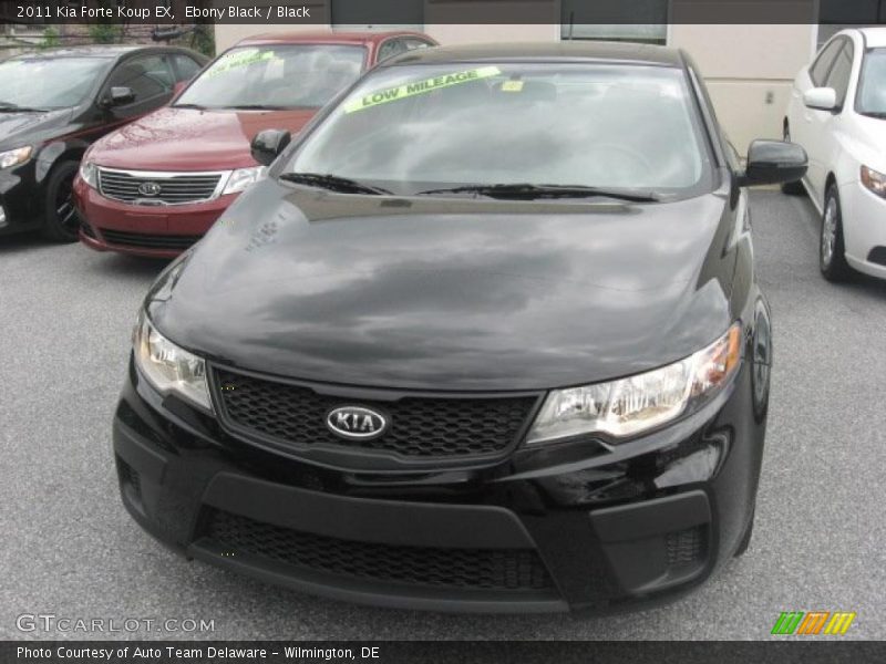 Ebony Black / Black 2011 Kia Forte Koup EX