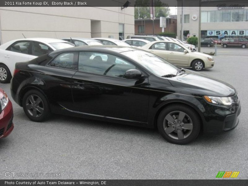Ebony Black / Black 2011 Kia Forte Koup EX