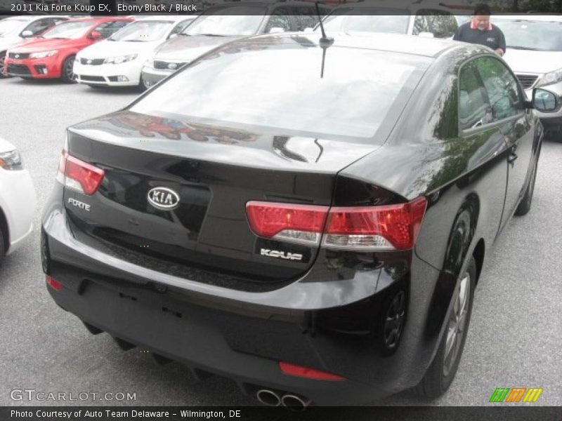 Ebony Black / Black 2011 Kia Forte Koup EX