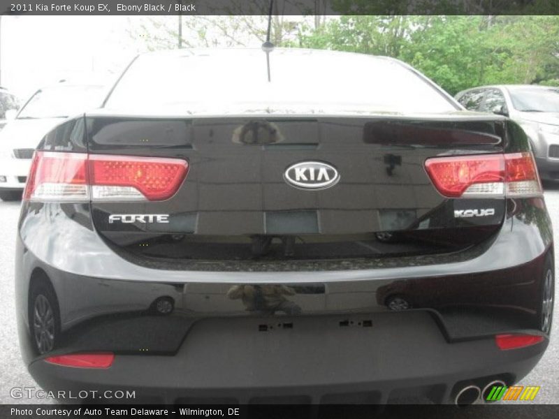 Ebony Black / Black 2011 Kia Forte Koup EX