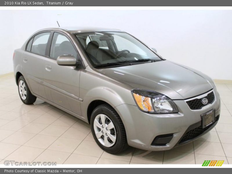 Titanium / Gray 2010 Kia Rio LX Sedan