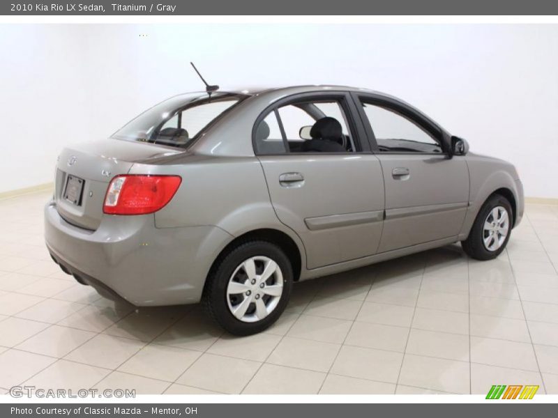 Titanium / Gray 2010 Kia Rio LX Sedan
