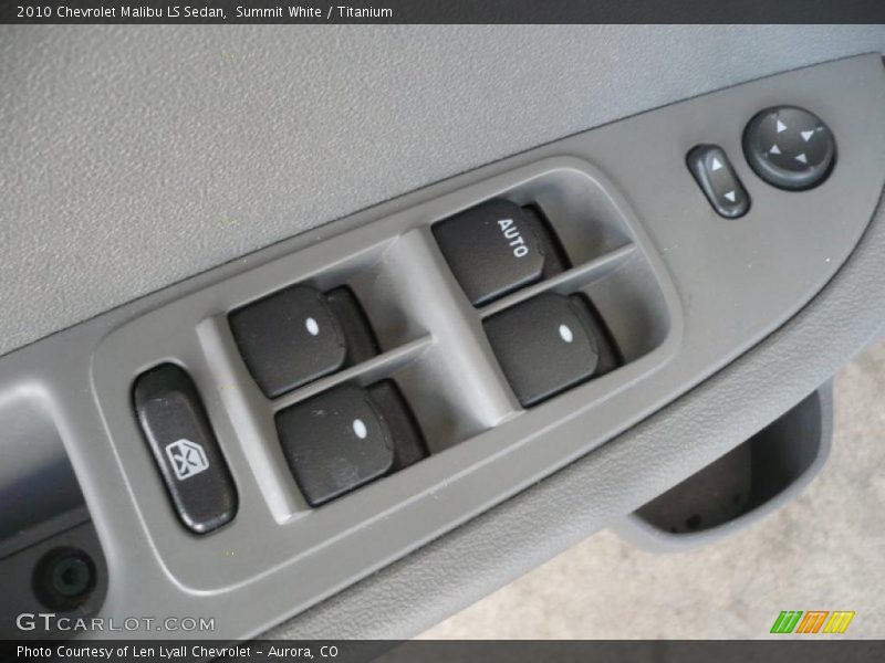 Summit White / Titanium 2010 Chevrolet Malibu LS Sedan