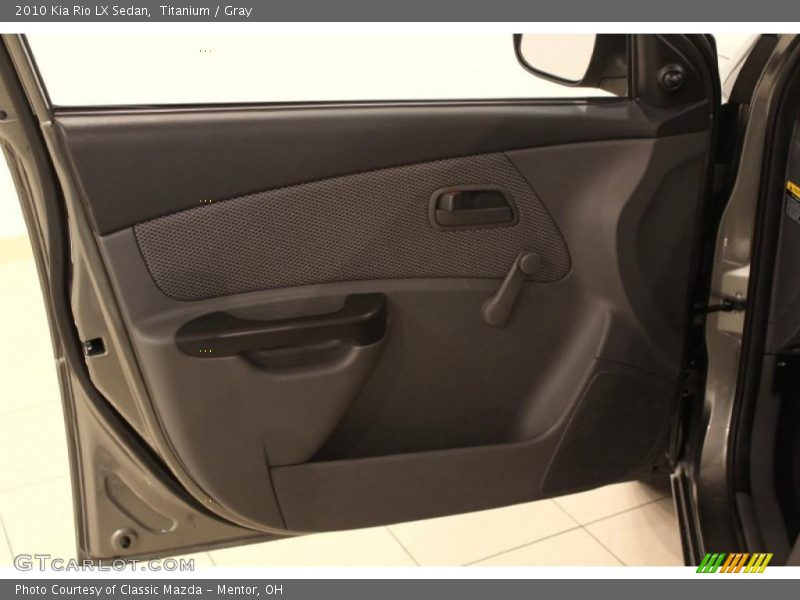 Titanium / Gray 2010 Kia Rio LX Sedan