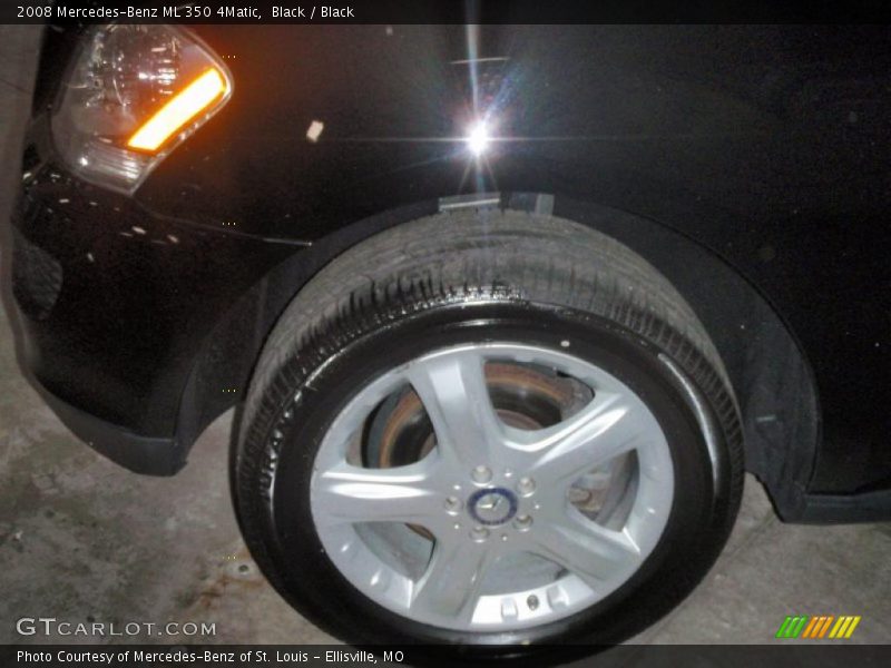 Black / Black 2008 Mercedes-Benz ML 350 4Matic