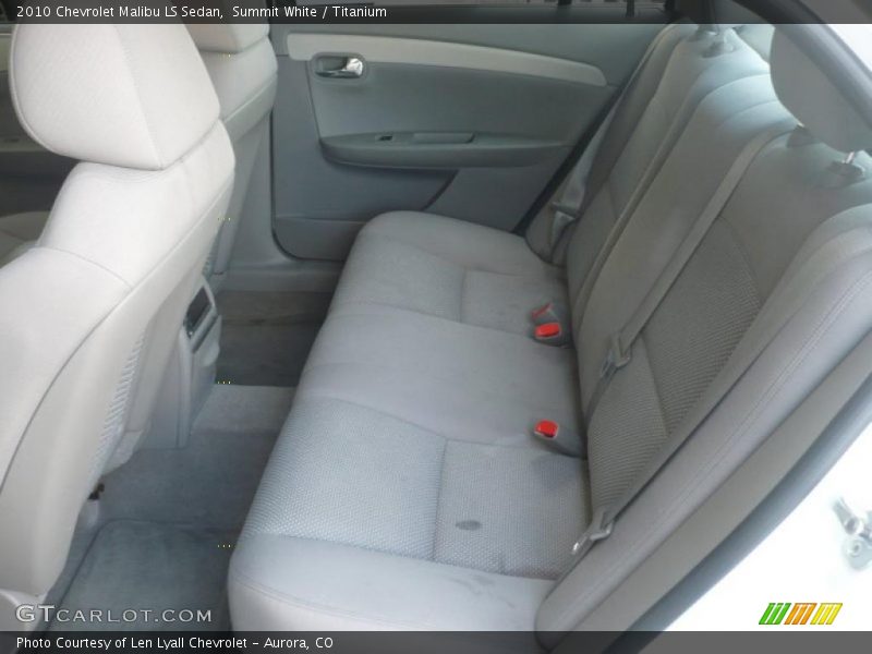 Summit White / Titanium 2010 Chevrolet Malibu LS Sedan