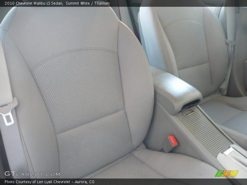 Summit White / Titanium 2010 Chevrolet Malibu LS Sedan