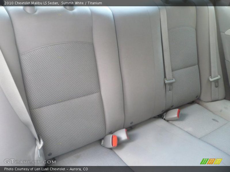 Summit White / Titanium 2010 Chevrolet Malibu LS Sedan