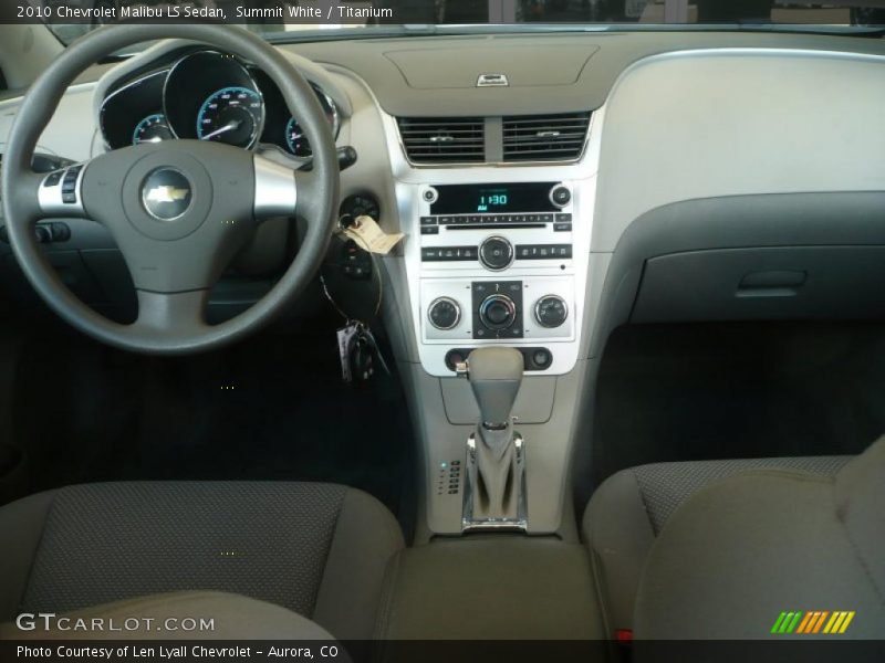 Dashboard of 2010 Malibu LS Sedan