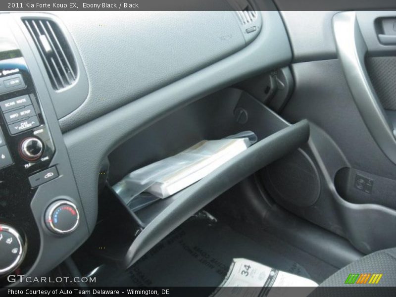 Ebony Black / Black 2011 Kia Forte Koup EX
