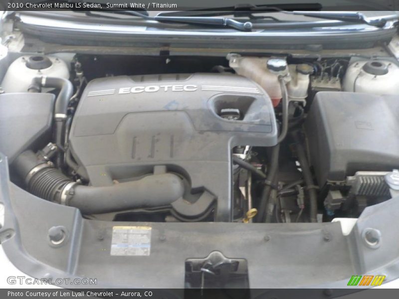 Summit White / Titanium 2010 Chevrolet Malibu LS Sedan