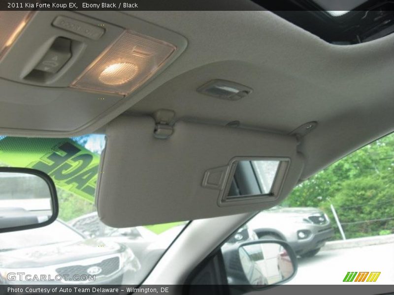 Ebony Black / Black 2011 Kia Forte Koup EX