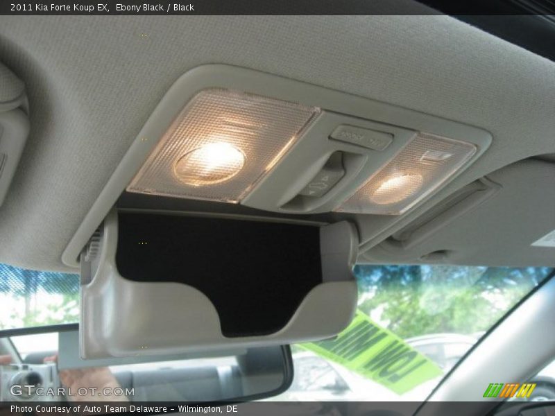 Ebony Black / Black 2011 Kia Forte Koup EX