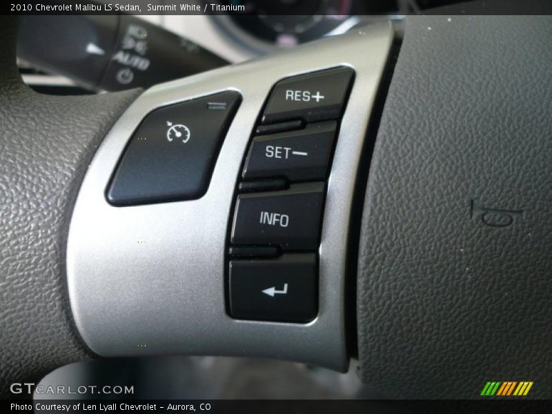 Controls of 2010 Malibu LS Sedan