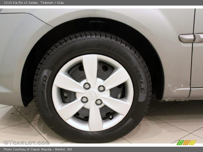 Titanium / Gray 2010 Kia Rio LX Sedan