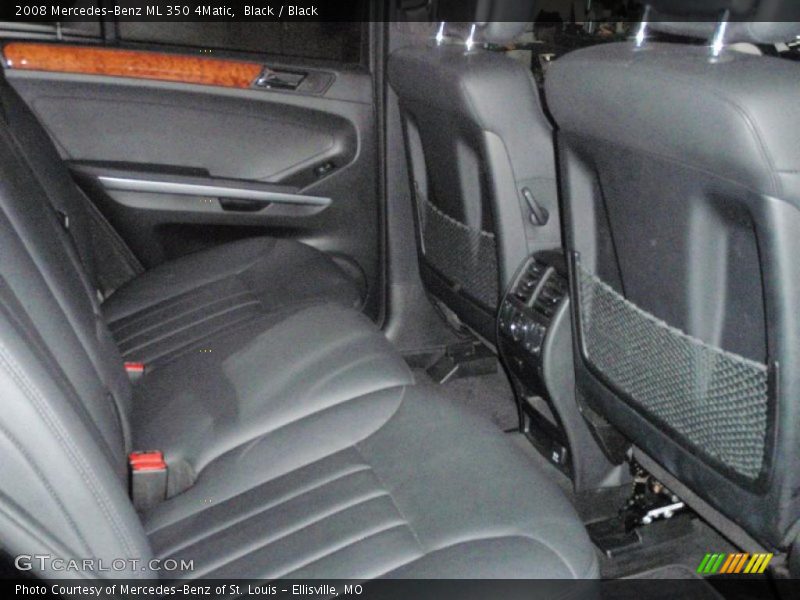 Black / Black 2008 Mercedes-Benz ML 350 4Matic