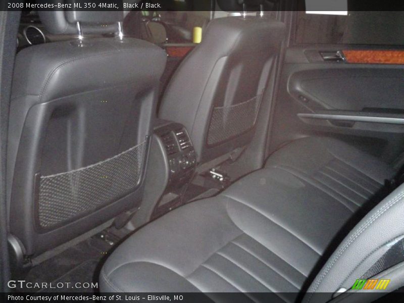 Black / Black 2008 Mercedes-Benz ML 350 4Matic