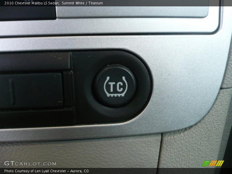 Summit White / Titanium 2010 Chevrolet Malibu LS Sedan
