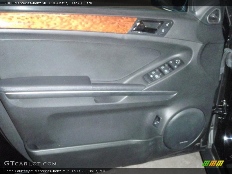 Black / Black 2008 Mercedes-Benz ML 350 4Matic