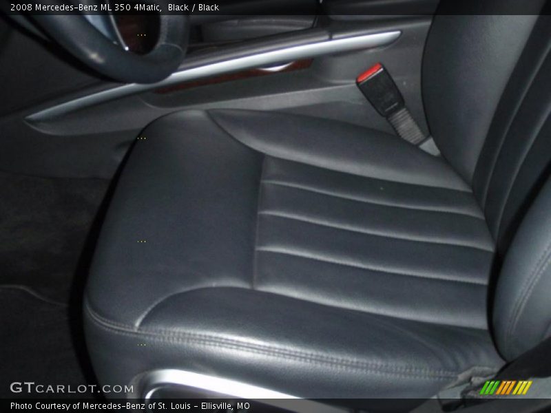 Black / Black 2008 Mercedes-Benz ML 350 4Matic