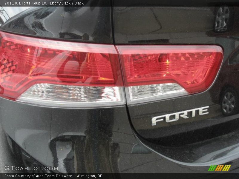 Ebony Black / Black 2011 Kia Forte Koup EX