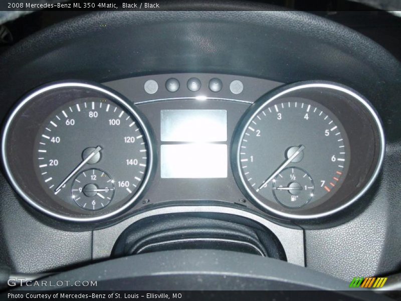Black / Black 2008 Mercedes-Benz ML 350 4Matic