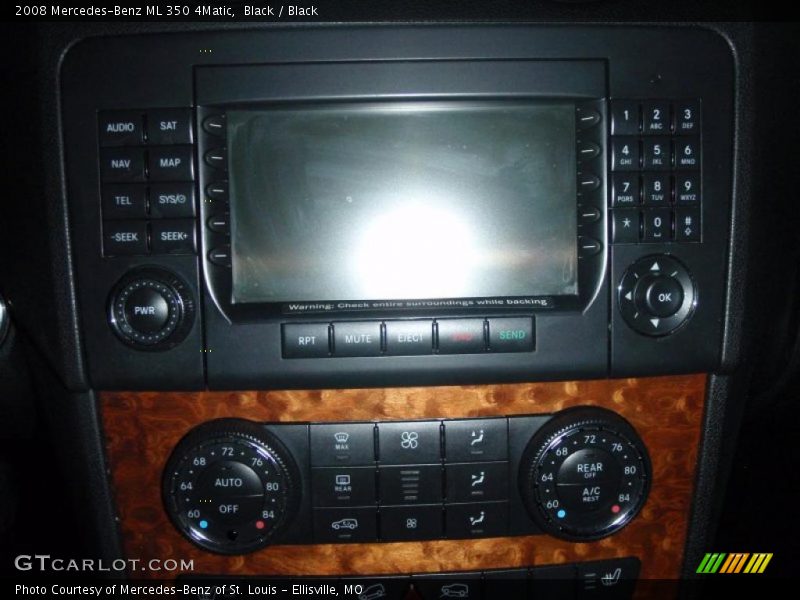 Black / Black 2008 Mercedes-Benz ML 350 4Matic