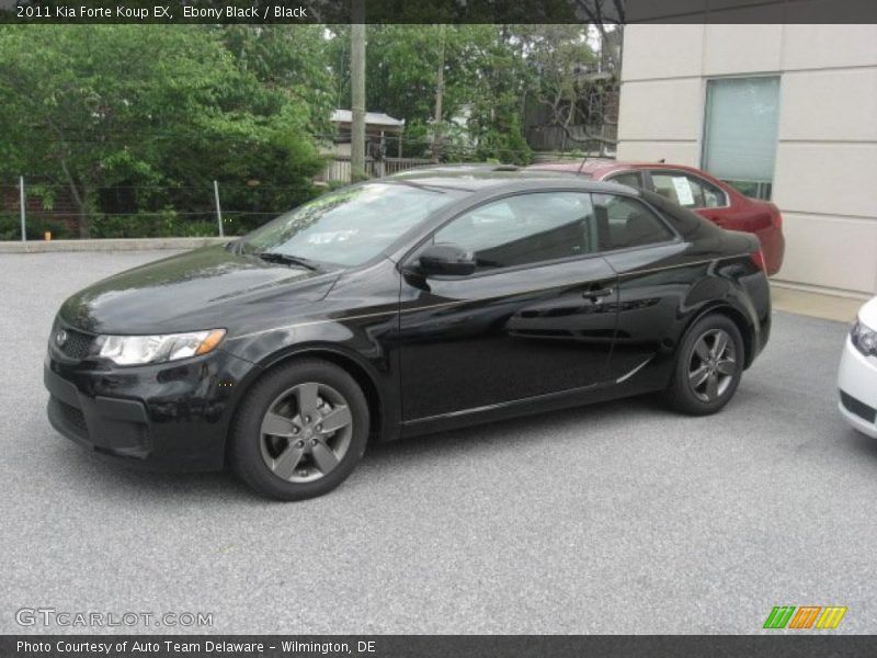 Ebony Black / Black 2011 Kia Forte Koup EX