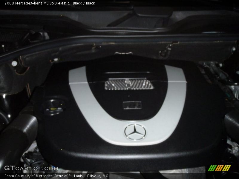 Black / Black 2008 Mercedes-Benz ML 350 4Matic