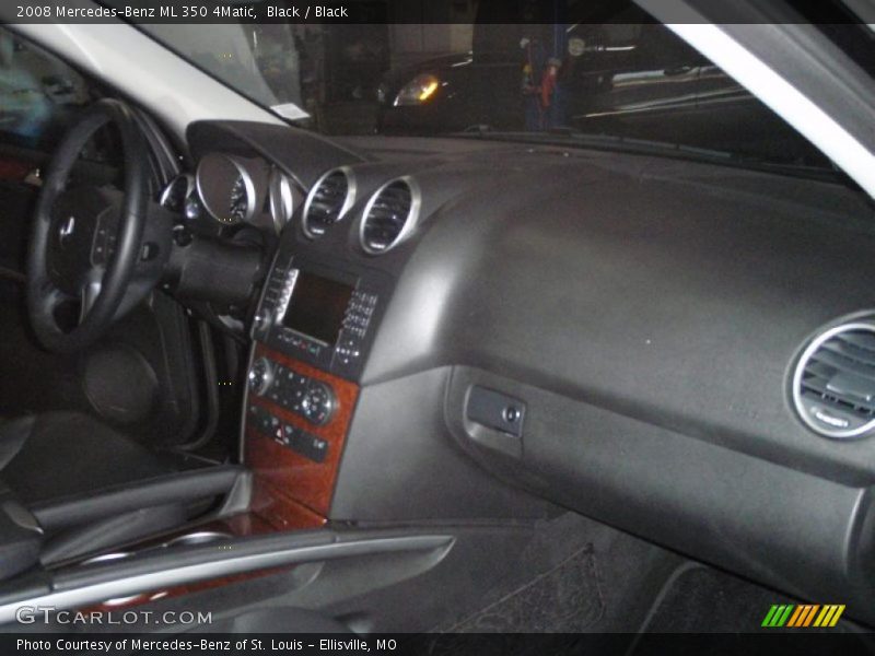 Black / Black 2008 Mercedes-Benz ML 350 4Matic