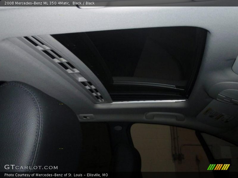 Black / Black 2008 Mercedes-Benz ML 350 4Matic