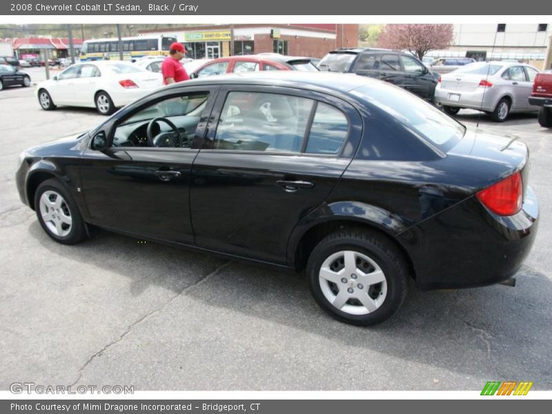 Black / Gray 2008 Chevrolet Cobalt LT Sedan