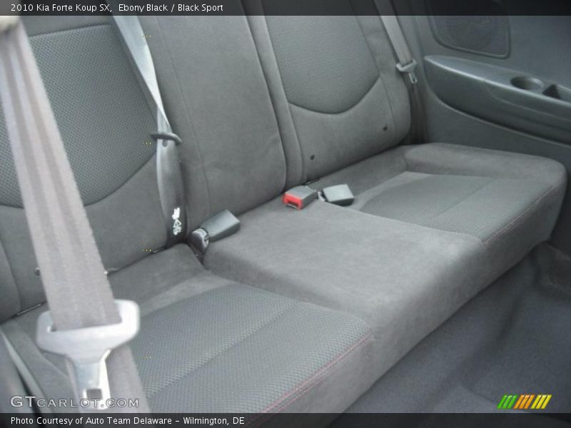 Ebony Black / Black Sport 2010 Kia Forte Koup SX