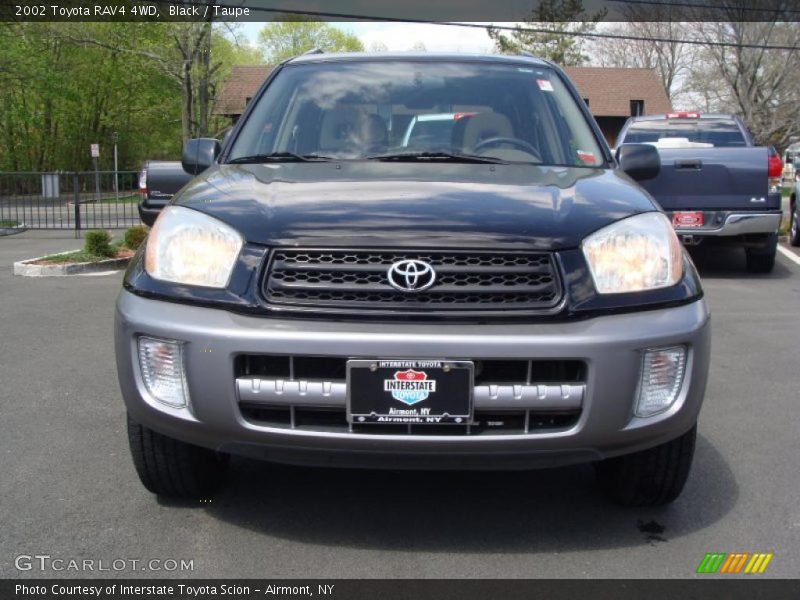 Black / Taupe 2002 Toyota RAV4 4WD