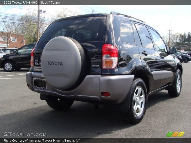 Black / Taupe 2002 Toyota RAV4 4WD
