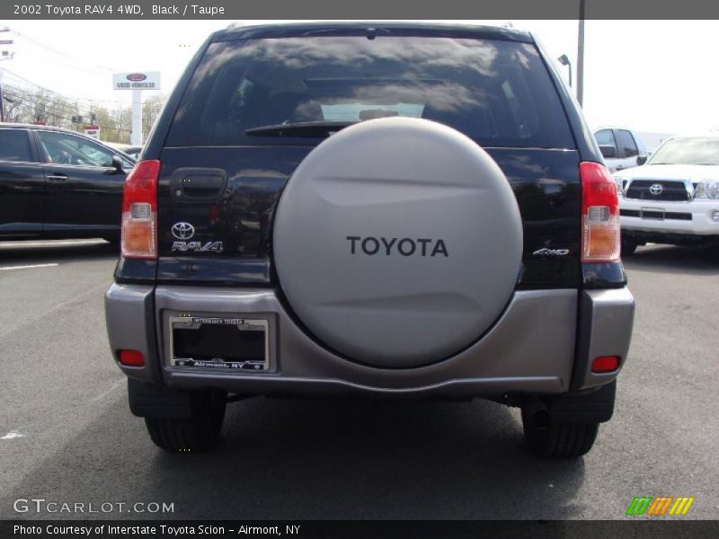 Black / Taupe 2002 Toyota RAV4 4WD