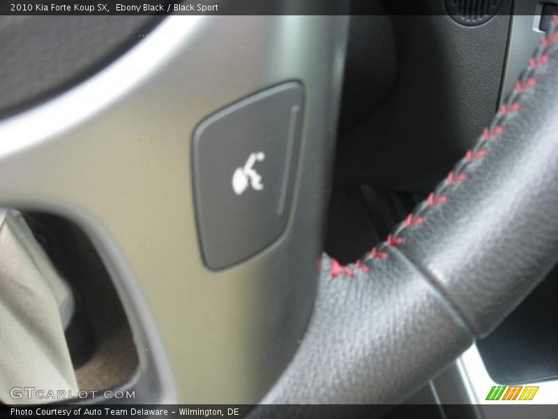Ebony Black / Black Sport 2010 Kia Forte Koup SX
