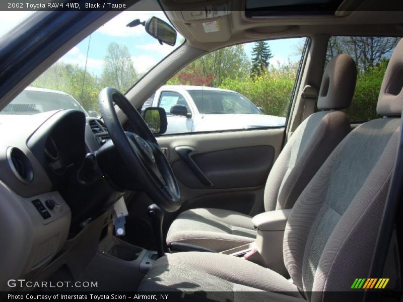 Black / Taupe 2002 Toyota RAV4 4WD