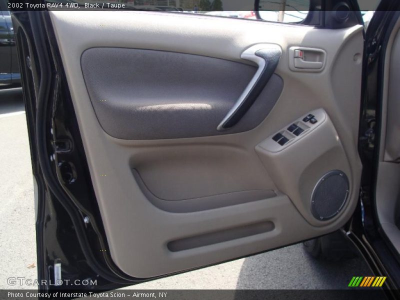Black / Taupe 2002 Toyota RAV4 4WD