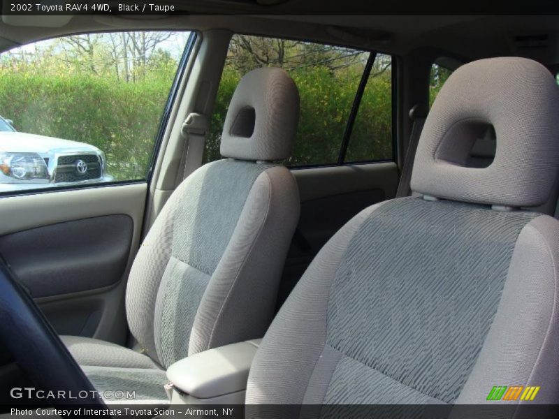 Black / Taupe 2002 Toyota RAV4 4WD