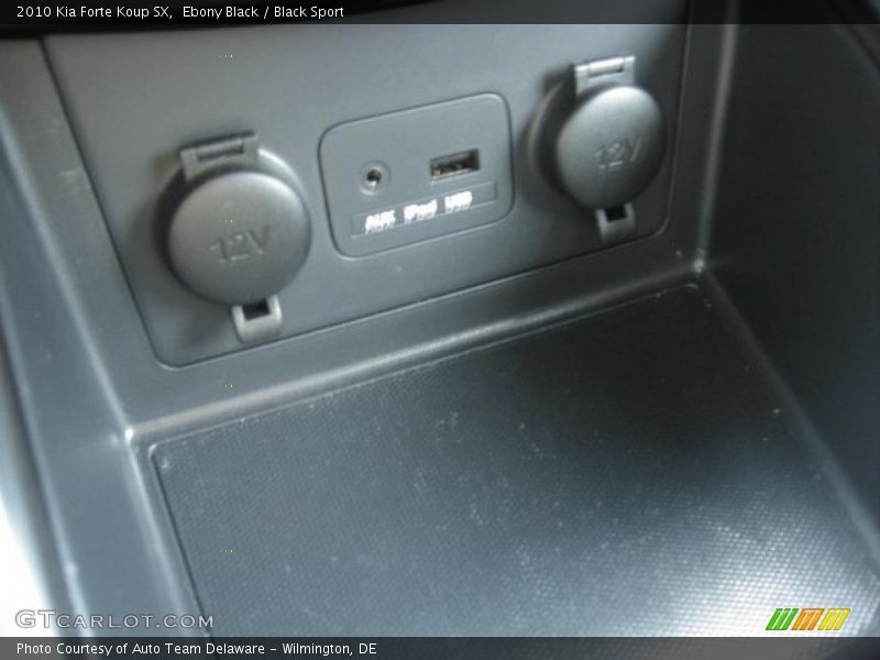 Ebony Black / Black Sport 2010 Kia Forte Koup SX