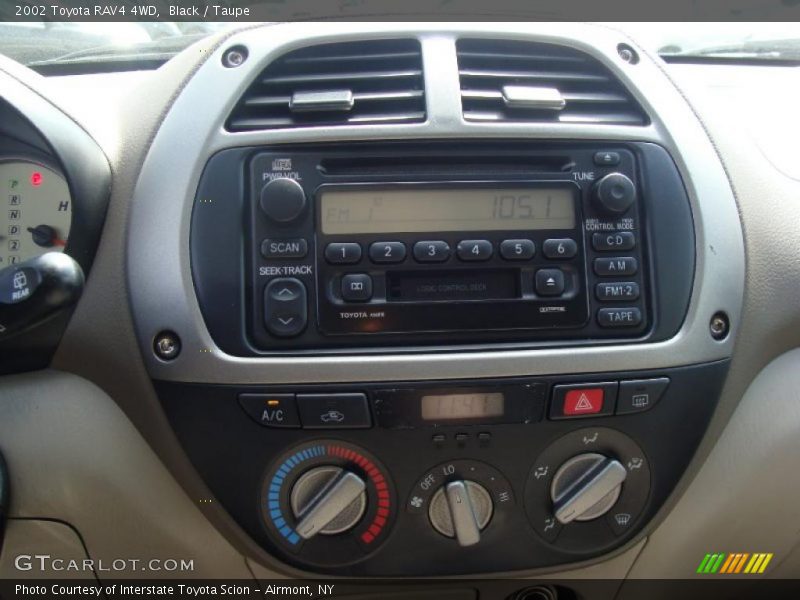 Black / Taupe 2002 Toyota RAV4 4WD