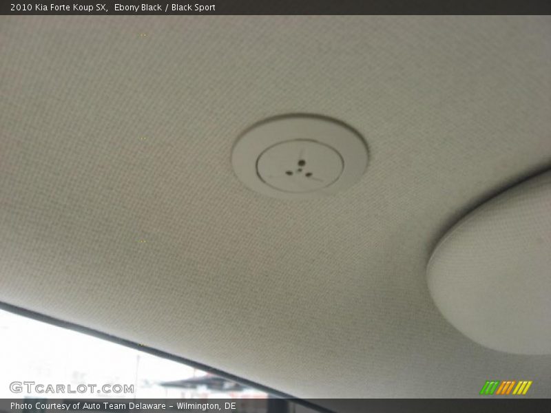 Ebony Black / Black Sport 2010 Kia Forte Koup SX