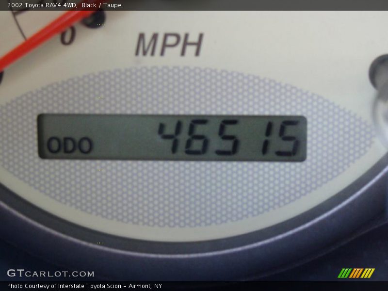 Black / Taupe 2002 Toyota RAV4 4WD